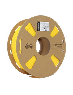 Filament pentru imprimantă 3D Gembird 3DP-TPE1.75-01-Y, TPE, Galben, 1.75 mm, 1kg 2