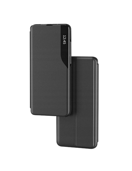 Чехол книжка Xcover Oppo A16 - Soft Book View, Чёрный
