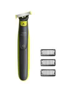 Мужской Триммер Philips OneBlade QP2724/23, Черный | Зелёный