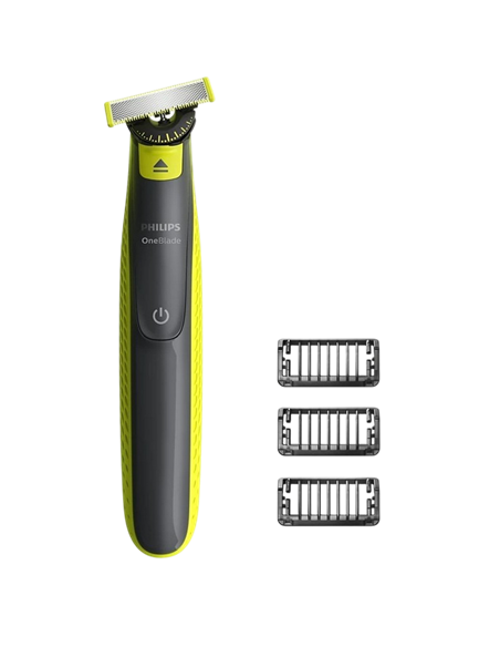 Trimmer pentru bărbați Philips OneBlade QP2724/23, Negru | Verde
