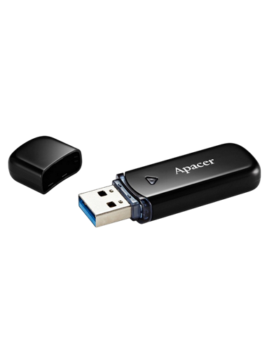 USB Flash накопитель Apacer AH355, 128Гб, Чёрный