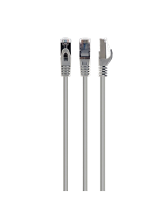 Патч-корд Cablexpert PP6A-LSZHCU-0.25M, Cat6A SSTP, 0,25м, Серый