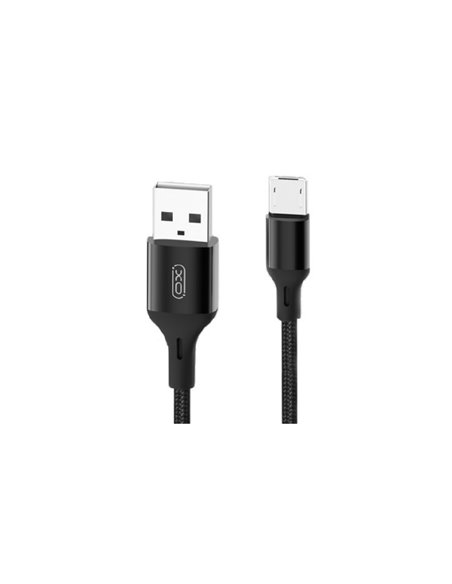 Кабель для зарядки и синхронизации XO NB143, USB Type-A/Lightning, 2м, Чёрный