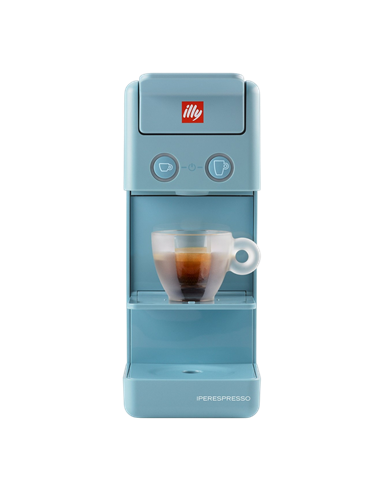 Cafetiera cu capsule illy Y3.3, 1250W, Albastru