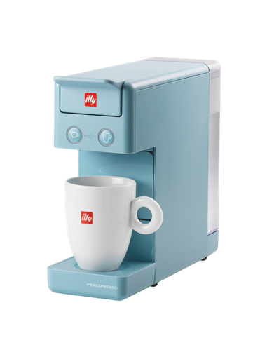 Cafetiera cu capsule illy Y3.3, 1250W, Albastru
