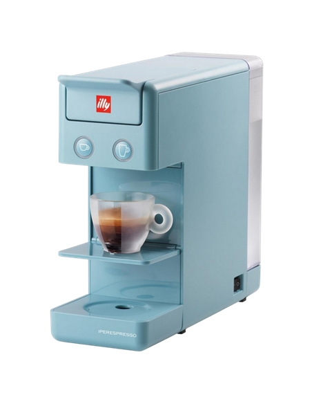 Cafetiera cu capsule illy Y3.3, 1250W, Albastru