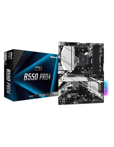 Placă de bază ASRock B550 PRO4, AM4, AMD B550, ATX