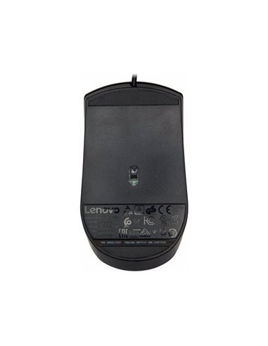 Set Tastatură + Mouse Lenovo 300 USB Combo, Cu fir, Negru