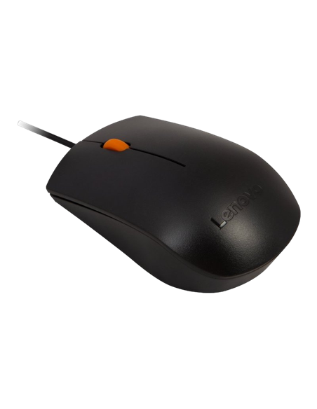 Клавиатура и мышь Lenovo 300 USB Combo, Проводное, Чёрный