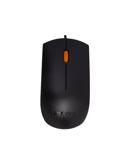Set Tastatură + Mouse Lenovo 300 USB Combo, Cu fir, Negru