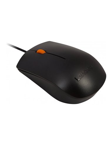 Клавиатура и мышь Lenovo 300 USB Combo, Проводное, Чёрный