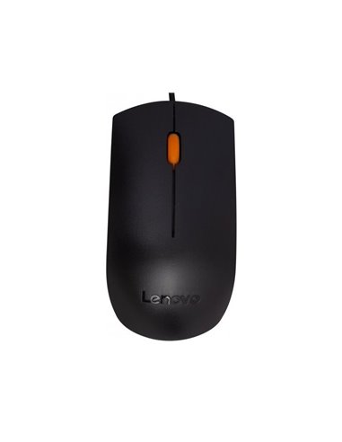 Set Tastatură + Mouse Lenovo 300 USB Combo, Cu fir, Negru