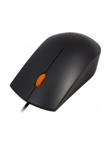 Клавиатура и мышь Lenovo 300 USB Combo, Проводное, Чёрный