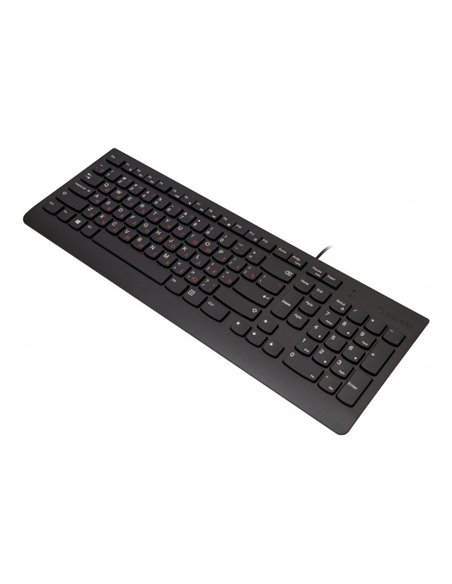 Клавиатура и мышь Lenovo 300 USB Combo, Проводное, Чёрный