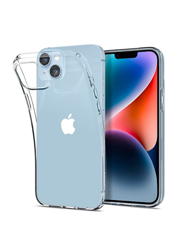 Чехол Spigen iPhone 14 Plus, Liquid Crystal, Прозрачный