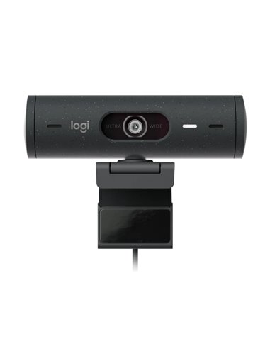 Веб-камера Logitech BRIO 500, Full-HD 1080P, Серый