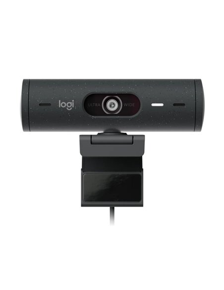 Веб-камера Logitech BRIO 500, Full-HD 1080P, Серый