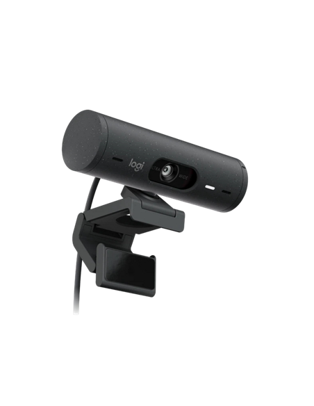 Веб-камера Logitech BRIO 500, Full-HD 1080P, Серый