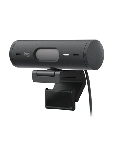 Веб-камера Logitech BRIO 500, Full-HD 1080P, Серый