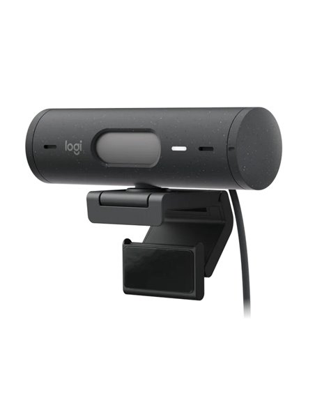 Веб-камера Logitech BRIO 500, Full-HD 1080P, Серый