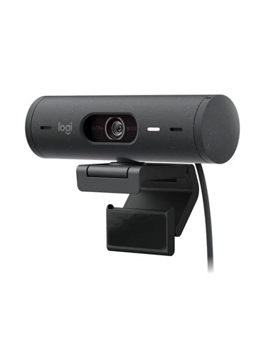 Веб-камера Logitech BRIO 500, Full-HD 1080P, Серый