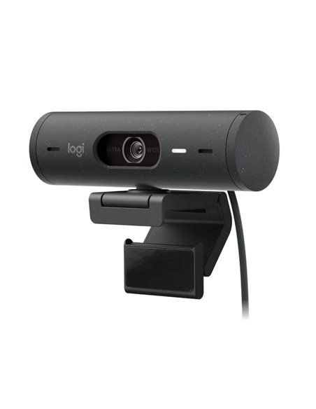Веб-камера Logitech BRIO 500, Full-HD 1080P, Серый