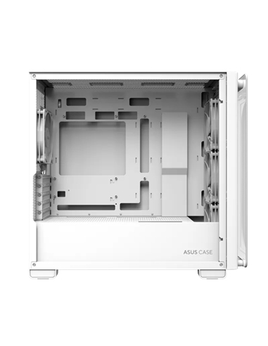 Компьютерный корпус ASUS A23 PLUS TG ARGB, Mini-Tower, Белый