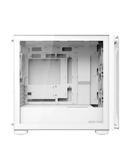 Carcasă PC ASUS A23 PLUS TG ARGB, Mini-Tower, Alb