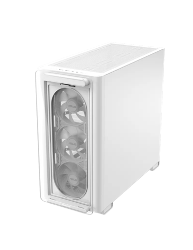 Компьютерный корпус ASUS A23 PLUS TG ARGB, Mini-Tower, Белый