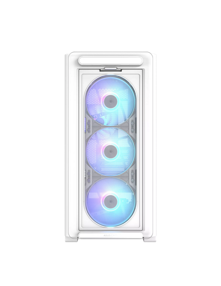 Carcasă PC ASUS A23 PLUS TG ARGB, Mini-Tower, Alb