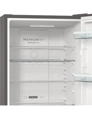 Frigider Gorenje NRK619CA2XL4, Oțel inoxidabil