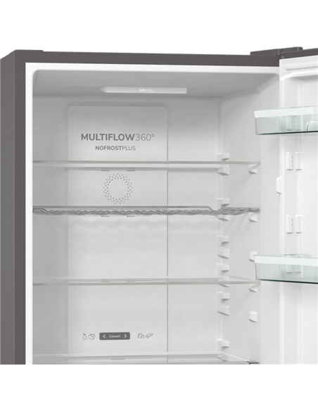 Frigider Gorenje NRK619CA2XL4, Oțel inoxidabil
