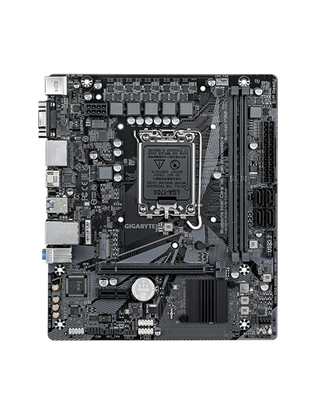 Материнская плата Gigabyte H610M S2H V3 DDR4, LGA1700, Intel H610, Micro-ATX