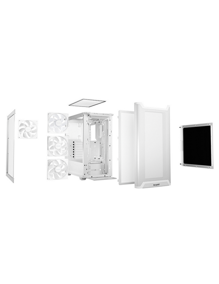 Компьютерный корпус be quiet! Pure Base 501 LX, Midi-Tower, Без блока питания, Белый