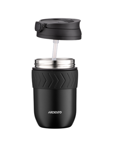 Cană termos Ardesto AR2640BT, 0,4L, Negru