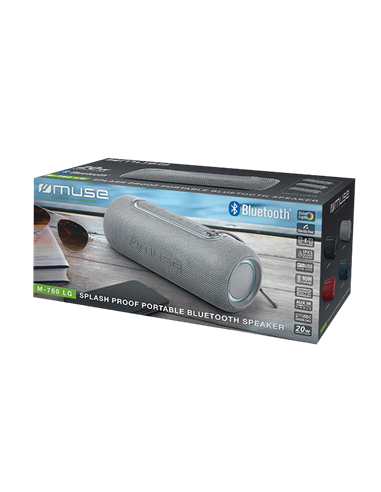 Портативная колонка MUSE M-780 LG, Серебристый