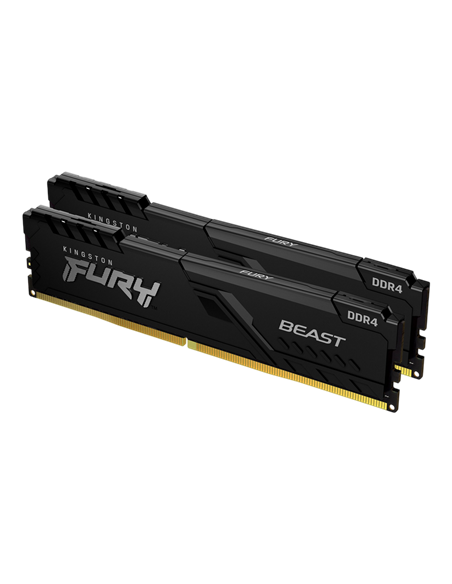 Оперативная память Kingston FURY Beast, DDR4 SDRAM, 3200 МГц, 32 ГБ, KF432C16BB1K2/32WP