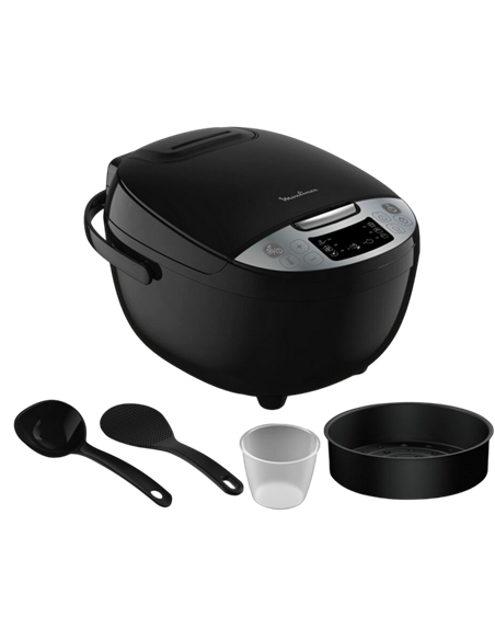 Aparat de gătit multifuncțional Moulinex MK611832, Negru
