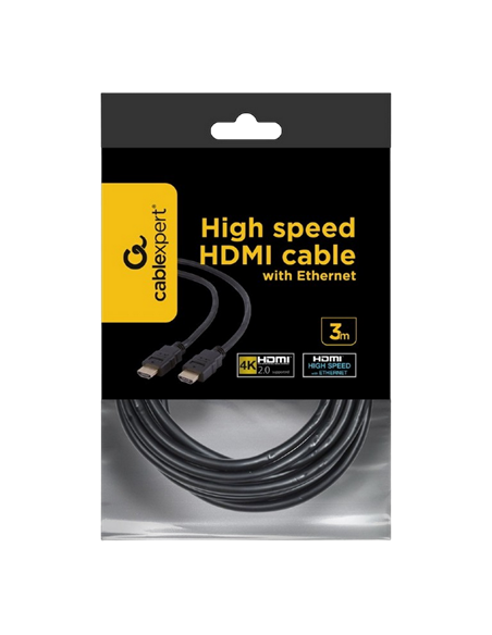 Видео кабель Gembird CC-HDMI4-10, HDMI (M) - HDMI (M), 3м, Чёрный