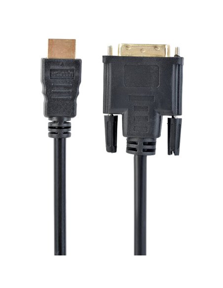 Видео кабель Cablexpert CC-HDMI-DVI-10, HDMI (M) - DVI-I (M), 3м, Чёрный