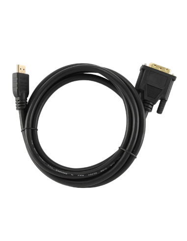 Видео кабель Cablexpert CC-HDMI-DVI-15, HDMI (M) - DVI-I (M), 4,5м, Чёрный