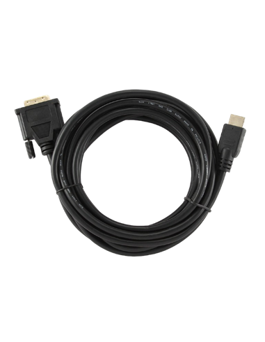 Видео кабель Cablexpert CC-HDMI-DVI-15, HDMI (M) - DVI-I (M), 4,5м, Чёрный