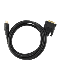 Cablu Video Cablexpert CC-HDMI-DVI-6, HDMI (M) - DVI-D (M), 1,8m, Negru 2