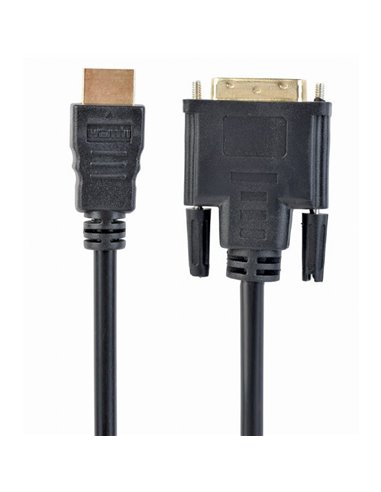 Cablu Video Cablexpert CC-HDMI-DVI-6, HDMI (M) - DVI-D (M), 1,8m, Negru