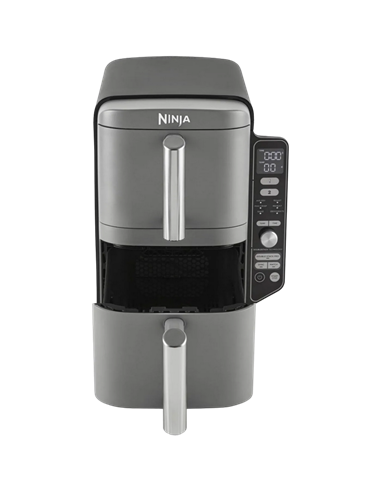 Friteuză cu aer cald Ninja Double Stack XL SL400EUWH, Alb