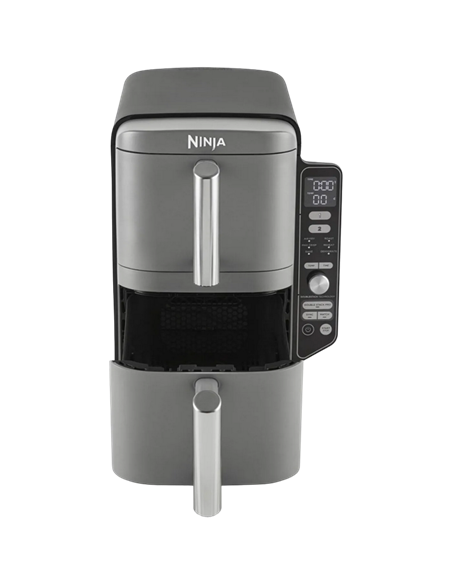 Friteuză cu aer cald Ninja Double Stack XL SL400EUWH, Alb