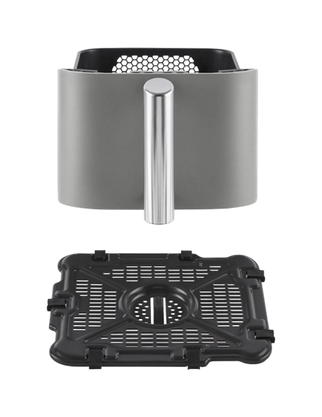 Friteuză cu aer cald Ninja Double Stack XL SL400EUWH, Alb