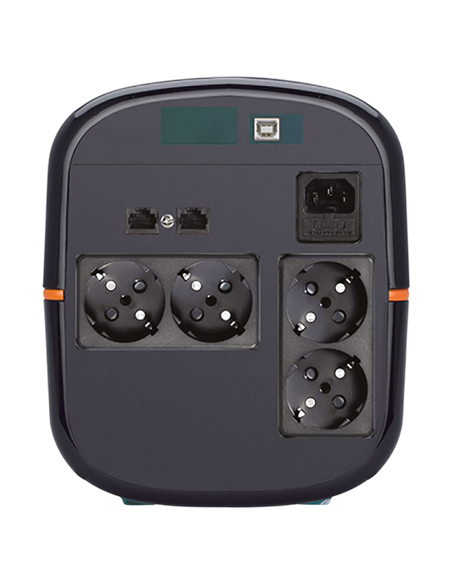 UPS Tuncmatik Digitech Pro 1000VA/600W Line-interactive, LCD Panell, AVR, USB-B, RJ45, 4xSchuko