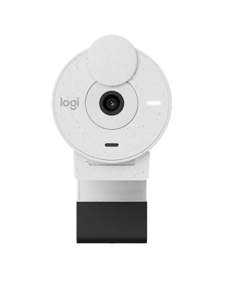 Cameră Web Logitech BRIO 300, Full-HD 1080P, Alb