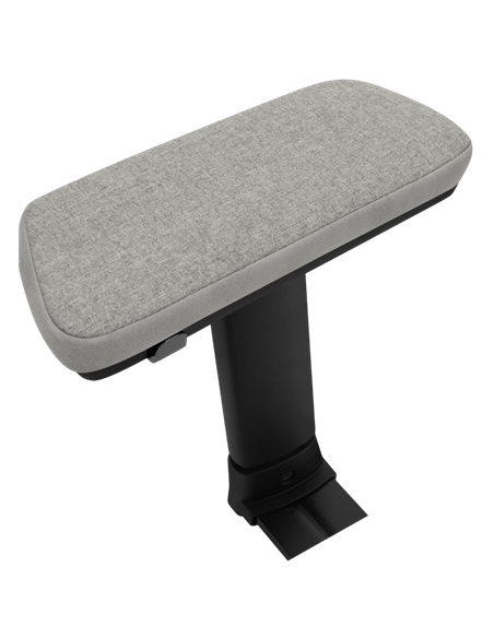 Scaun Gaming ThunderX3 Core Smart Loft, Plasă Respirabilă, Gri deschis